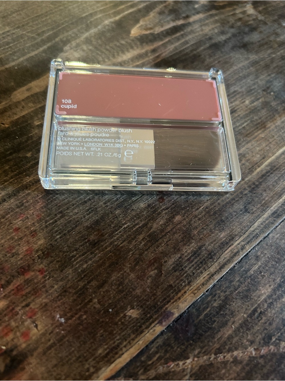 Clinique Blushing Blush Powder Blush 108 Cupid  Full Size New In Box